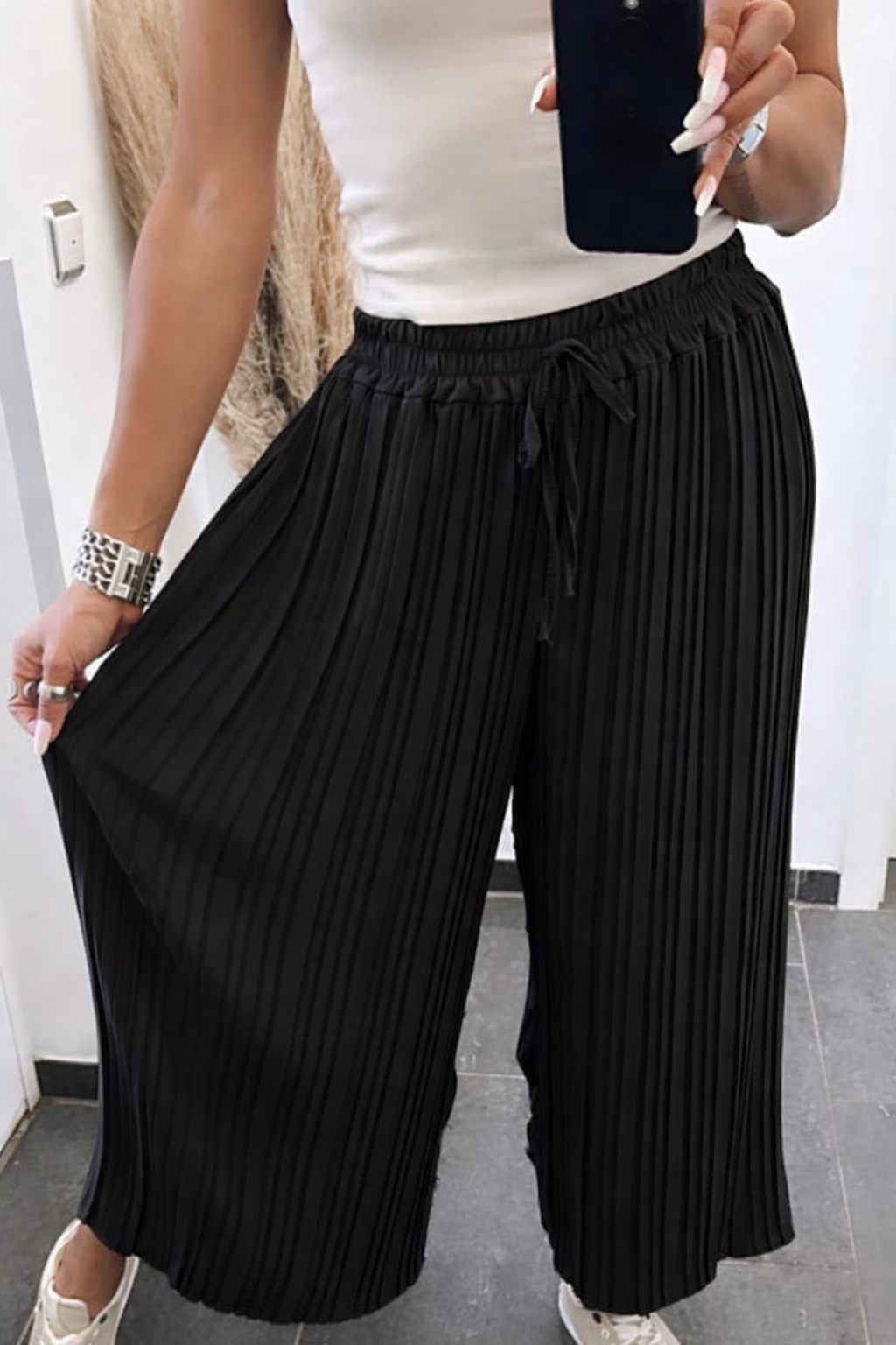 Pantalón Plisado - Luxe