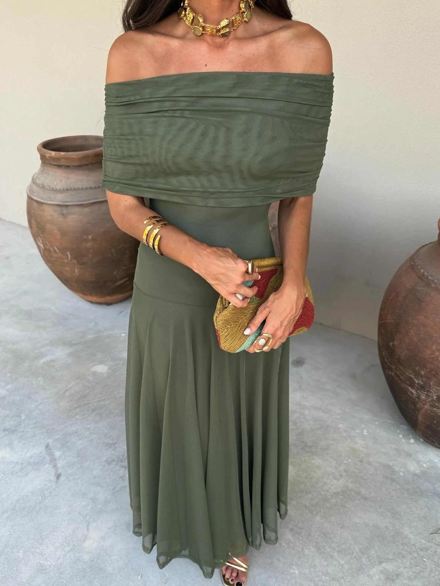 Vestido Celeste Royale