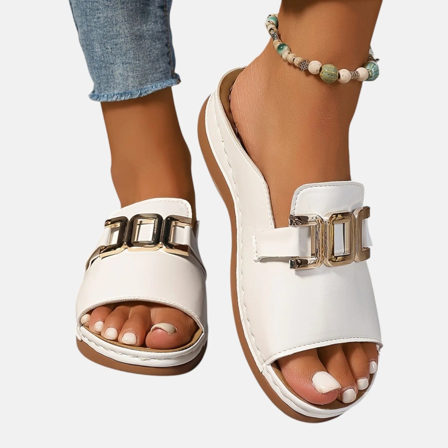 Sandalias Élysée Blanc