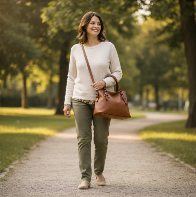 Bolso Elegante de Piel Luxe
