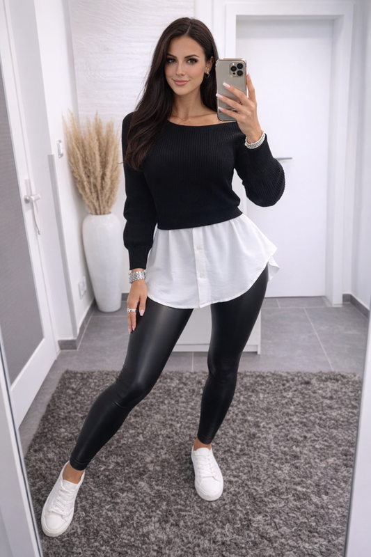 Falda Blusa Elegante