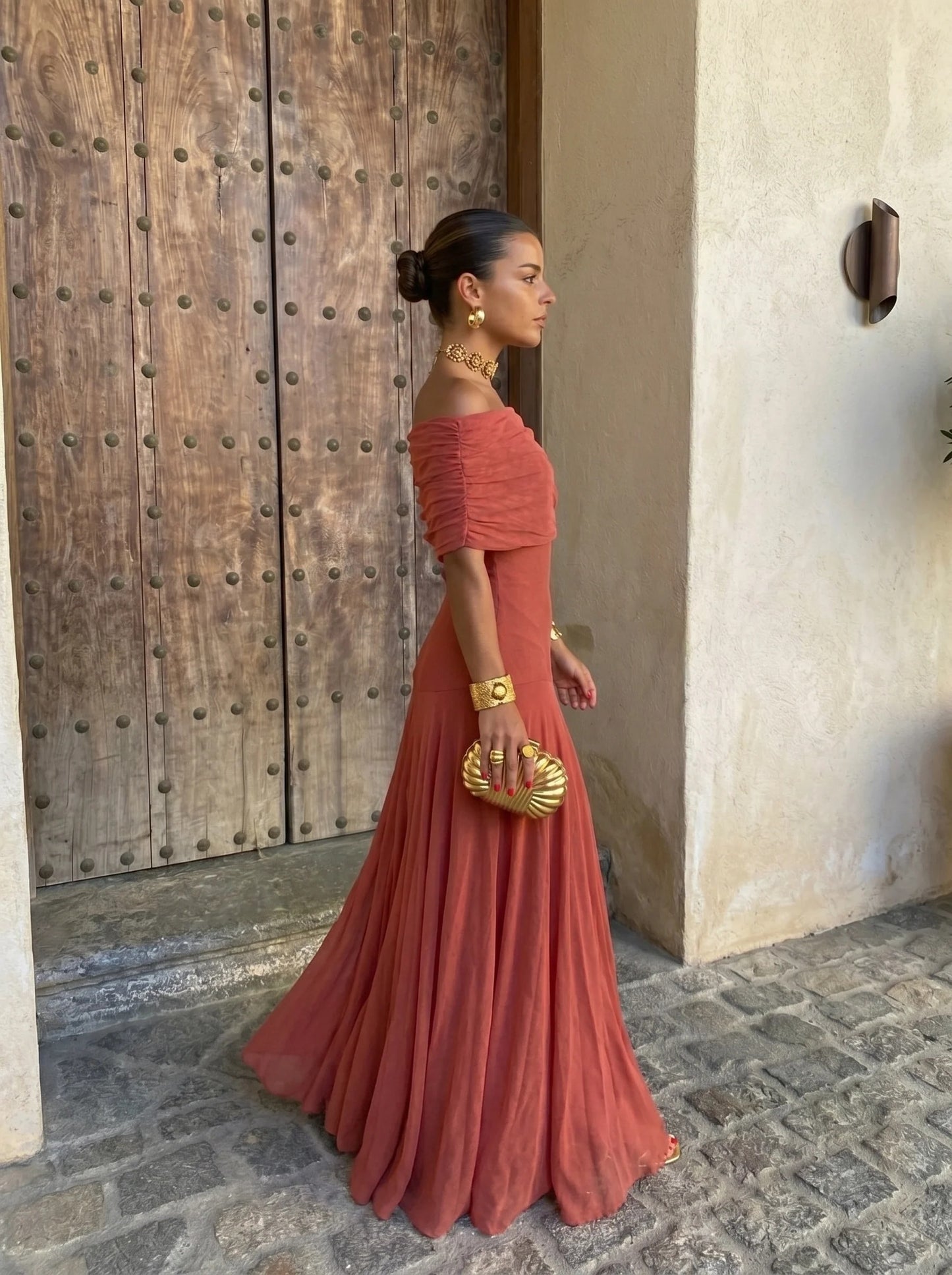 Vestido Celeste Royale