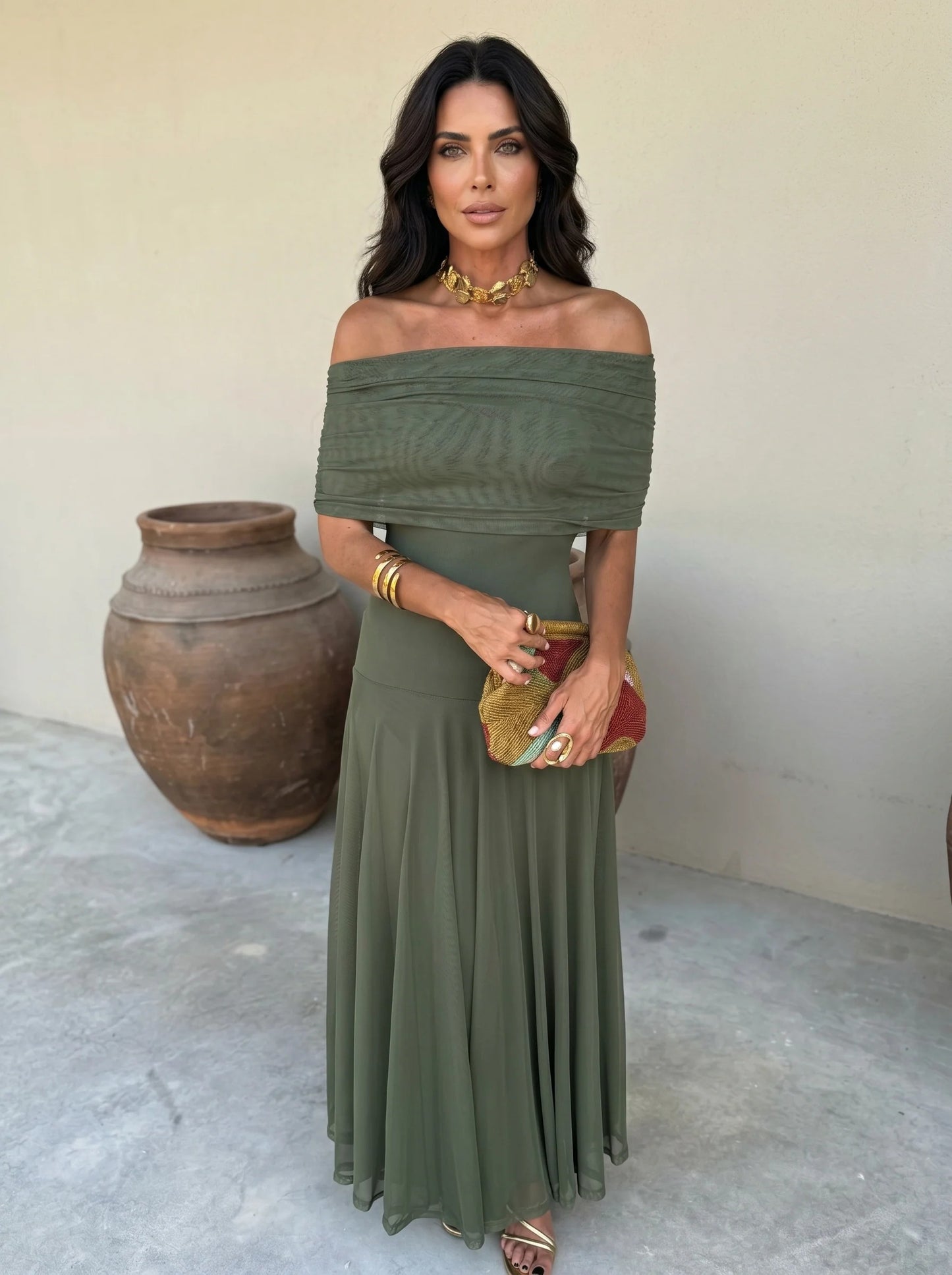 Vestido Celeste Royale