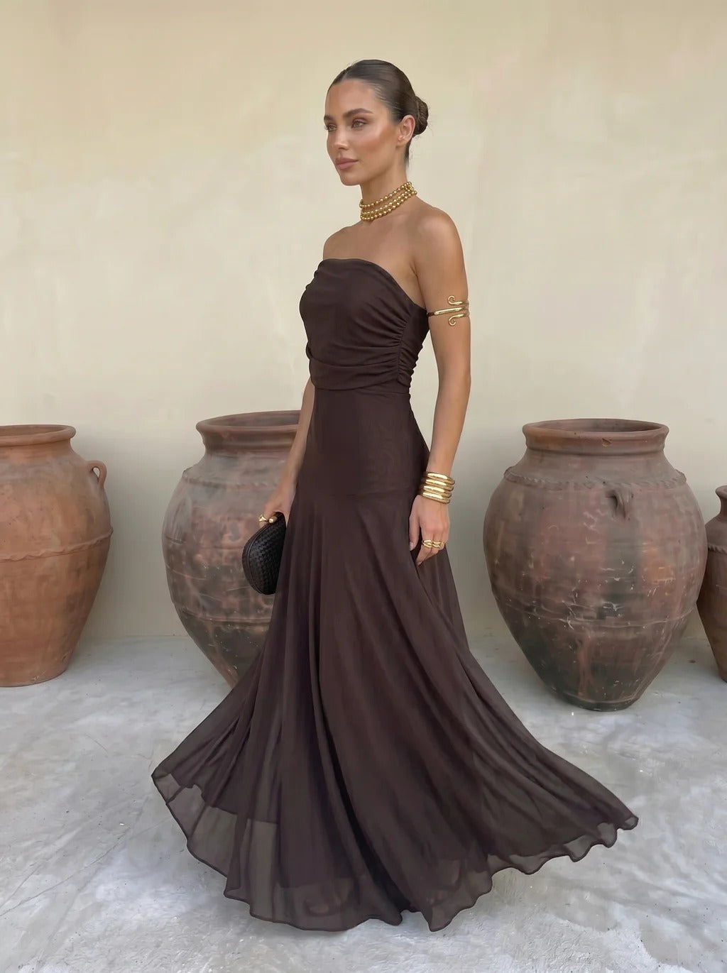 Vestido Celeste Royale
