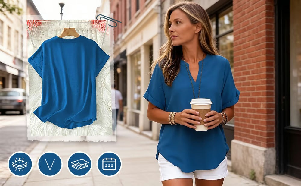 Blusa Esencial Azul